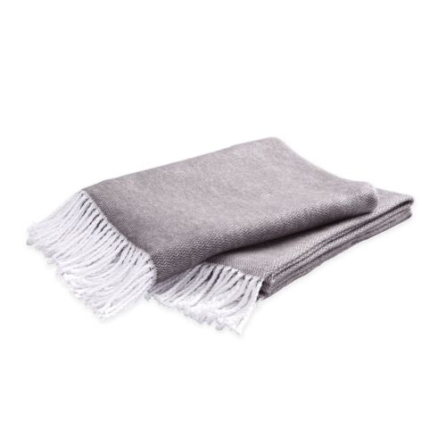Matouk Pezzo Charcoal Throw