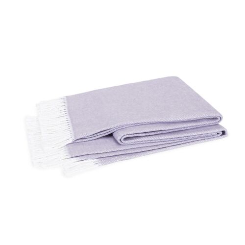 Matouk Pezzo Lilac Throw