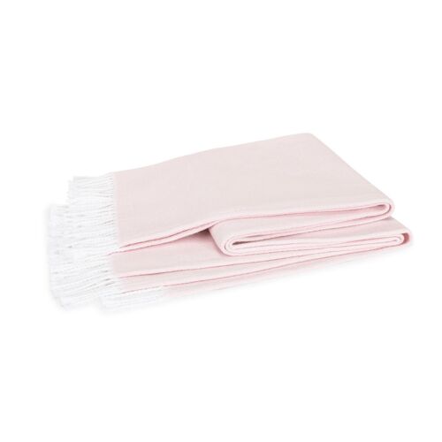 Matouk Pezzo Pink Throw