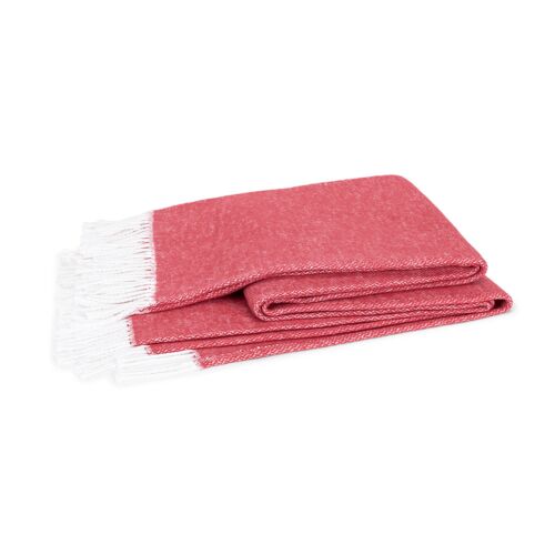 Matouk Pezzo Redberry Throw