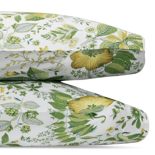 Matouk Pomegranate Citrus Standard Pillowcase/Pair - 21x32"