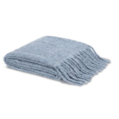 Matouk Poncho Hazy Blue Throw