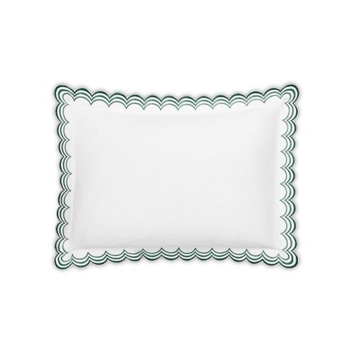 Matouk Stella Green Boudoir Sham