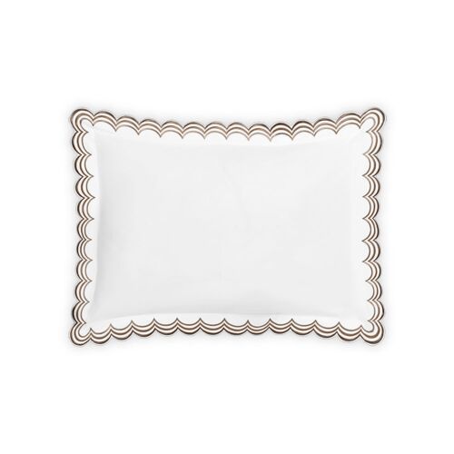 Matouk Stella Mocha Boudoir Sham