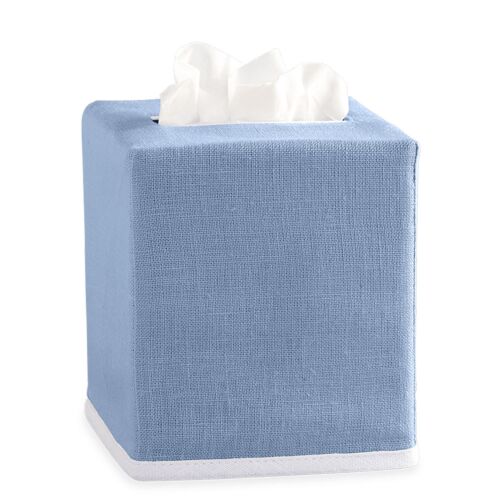 Matouk Tissue Box Cover Chelsea Azure