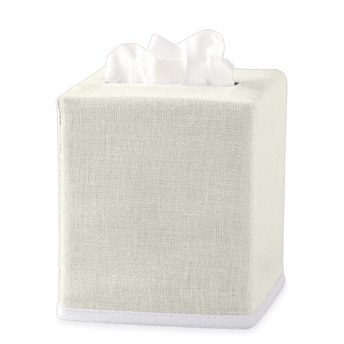 Matouk Tissue Box Cover Chelsea Ivory