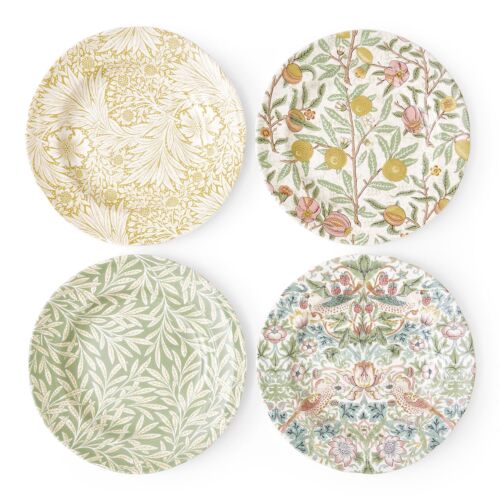Morris & Co. Assorted Plate Set/4