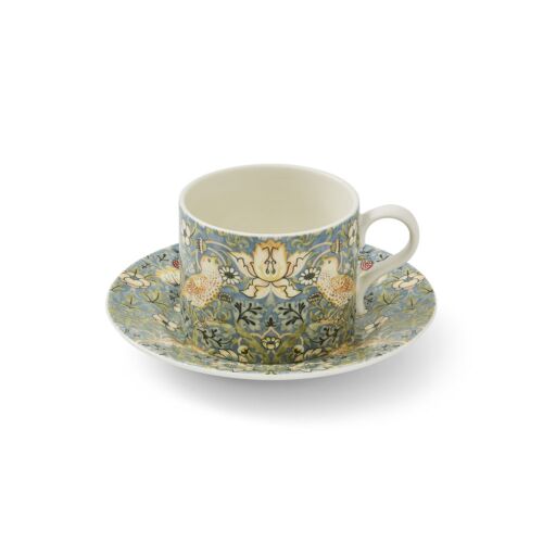 Morris & Co. Strawberry Thief Tea Cup & Saucer