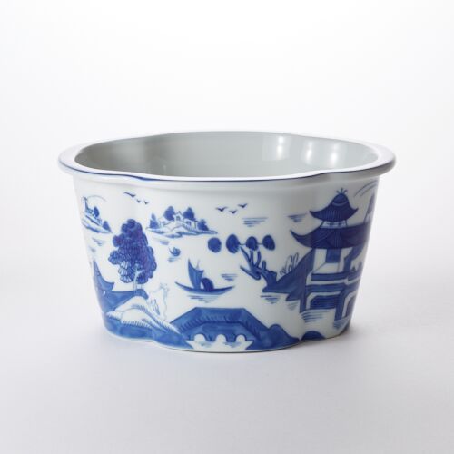 Mottahedeh Blue Canton Cachepot