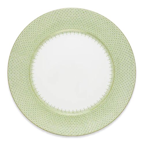 Mottahedeh Lace Apple Green Charger Plate