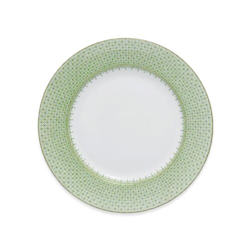 Mottahedeh Lace Apple Green Dessert Plate