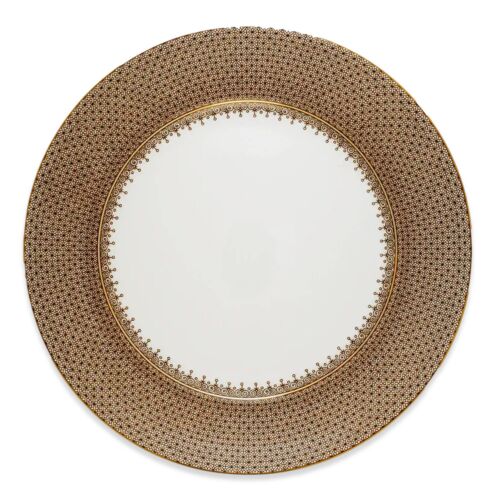 Mottahedeh Lace Brown Charger Plate