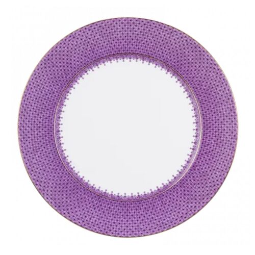 Mottahedeh Lace Charger Plum