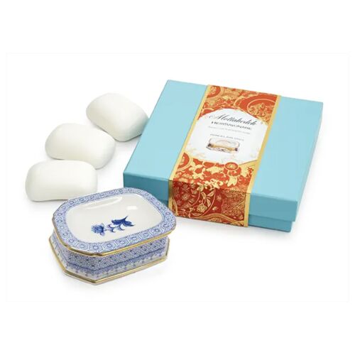 Mottahedeh Lace Cornflower Gift Soap Set