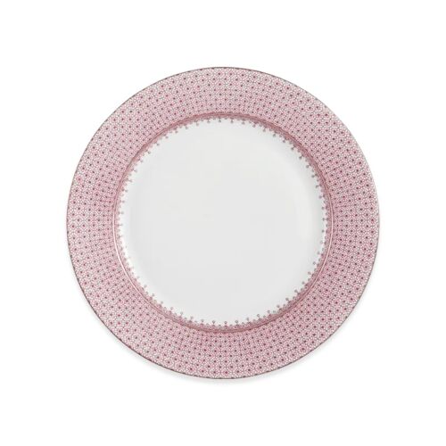 Mottahedeh Lace Pink Dessert Plate