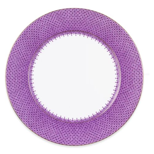 Mottahedeh Lace Plum Charger Plate