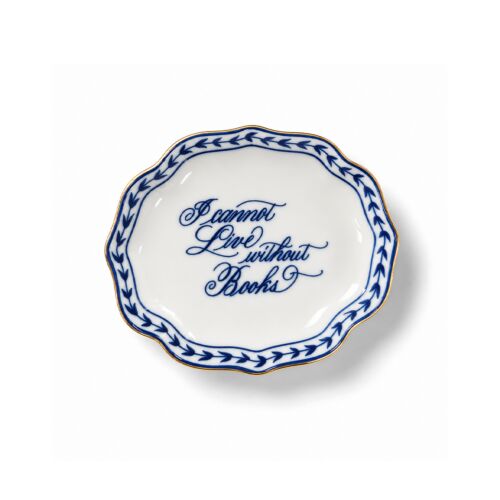 Mottahedeh Ring Tray I Cannot Live Without Books