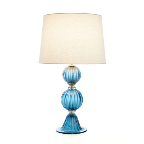  Murano Glass Two Spheres Table Lamp