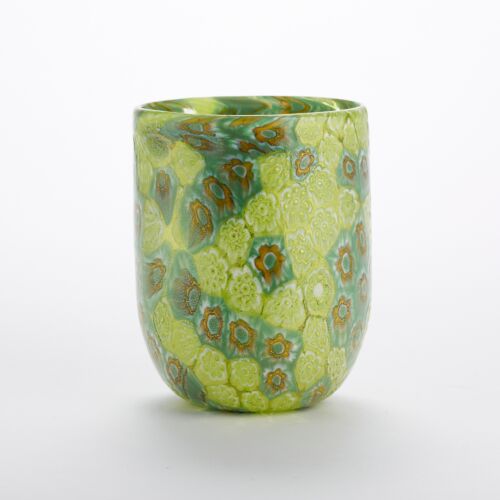 Murrine Glass Tumbler Irish Spring