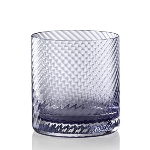 Nason Moretti Borealis Old Fashioned Glass Wisteria