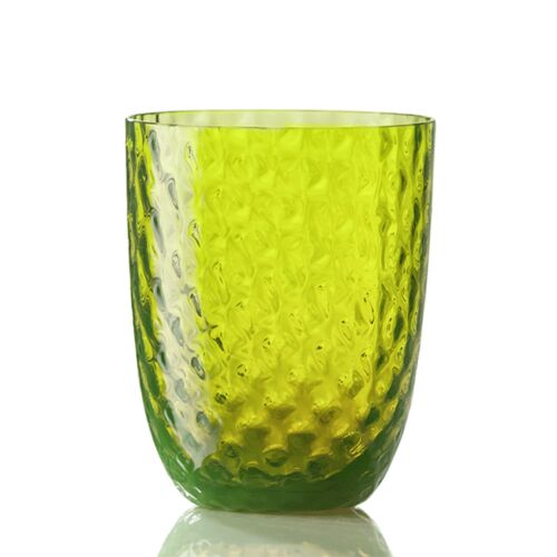 Nason Moretti Idra Water Glass Acid Green Balloton