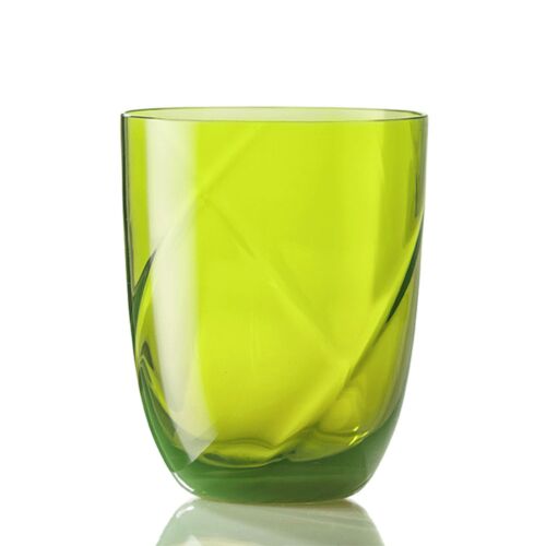 Nason Moretti Idra Water Glass Acid Green Lente