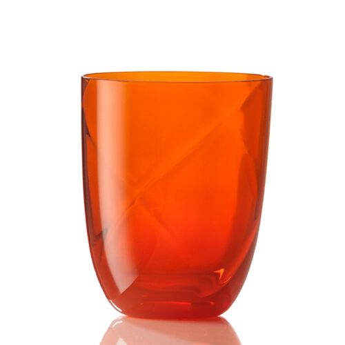 Nason Moretti Idra Water Glass Orange Lente