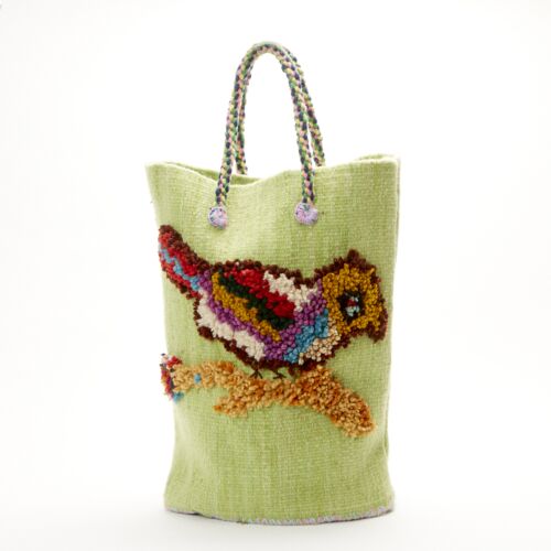 Nathalie Lete Tote Bag Tall Green