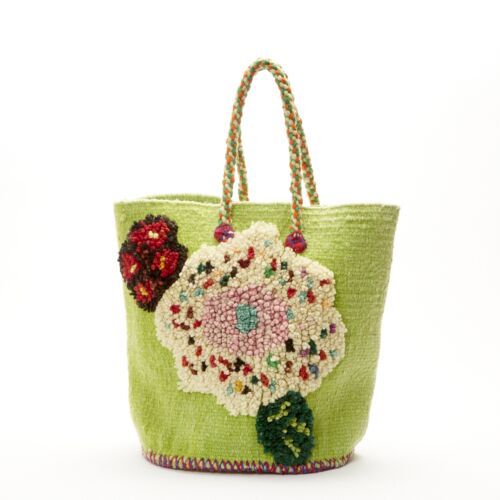 Nathalie Lete Tote Bag Small Green