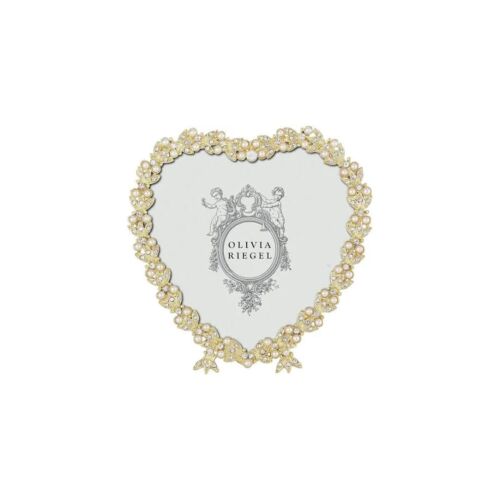   Olivia Riegel Contessa Heart Gold Frame 3.5"