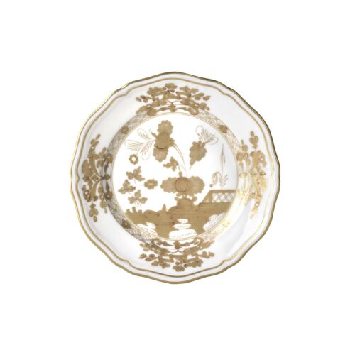 Ginori Oriente Italiano Aurum Gold Rim Bread Plate