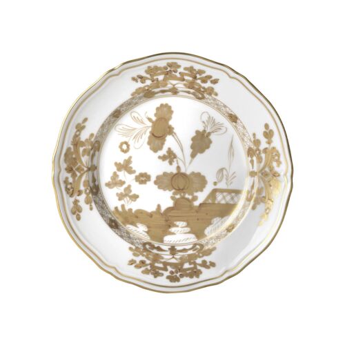 Ginori Oriente Italiano Aurum Gold Rim Dessert Plate