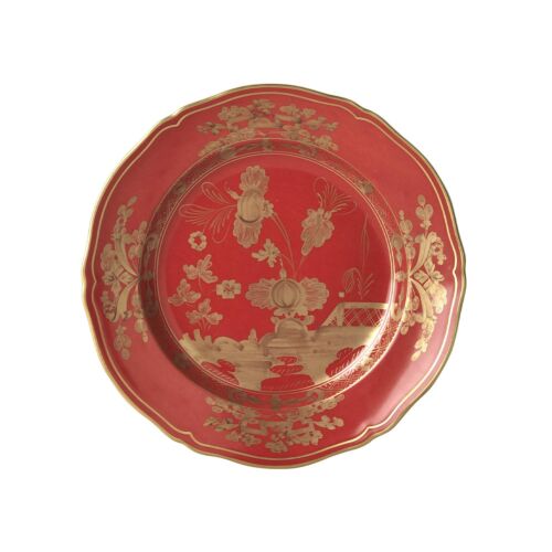 Ginori Oriente Italiano Rubrum Gold Rim Dessert Plate