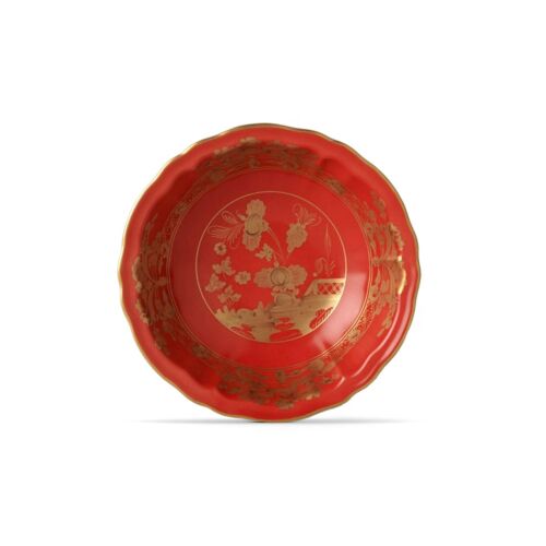 Ginori Oriente Italiano Rubrum Gold Rim Bowl Small