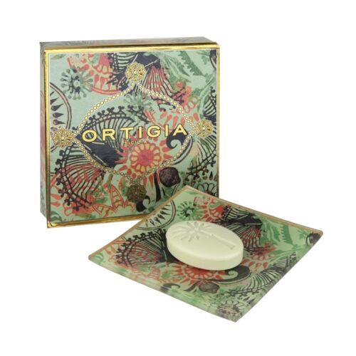 Ortigia Fico d'India Glass Plate & Soap
