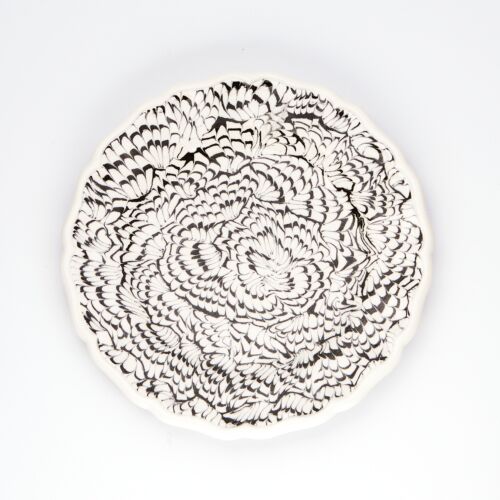 Pascale Mestre Opera White Rim Dessert Plate