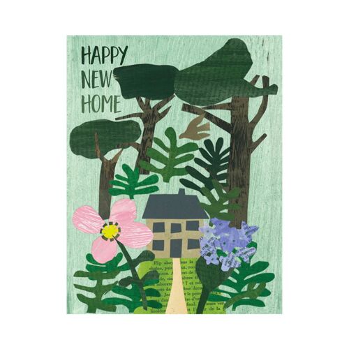 Paste Stationery Happy New Home Card