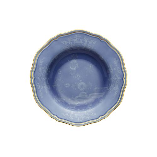 Ginori Oriente Italiano Pervinca Gold Soup Plate