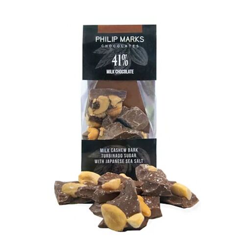 Philip Marks Milk Chocolate Cashew Bark