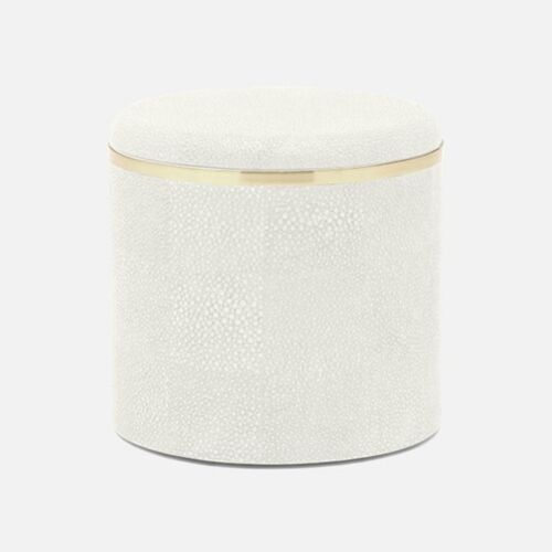 Pigeon & Poodle Bradford White & Gold Canister Large