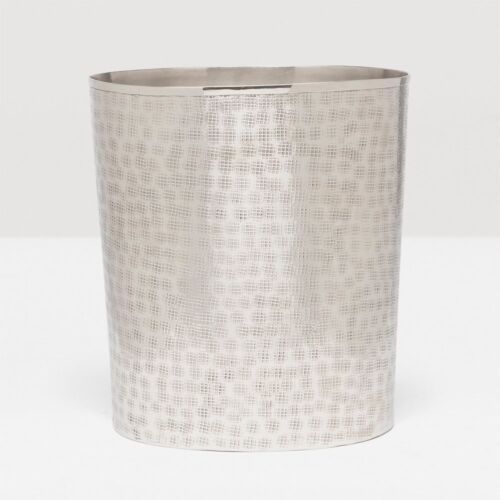 Pigeon & Poodle Buren Nickle Wastebasket