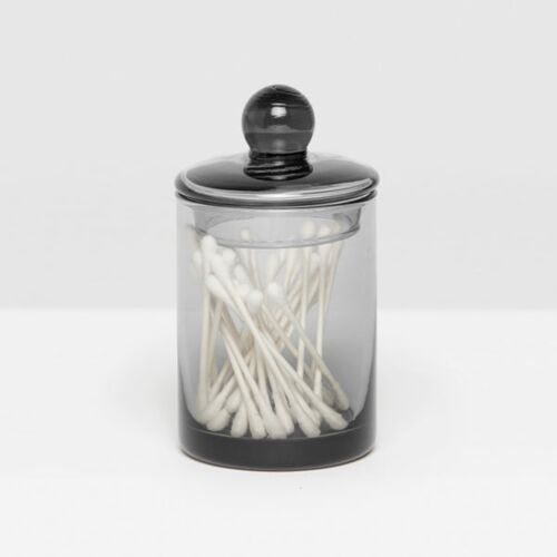 Pigeon & Poodle Glass Darby Canister Smoke Small