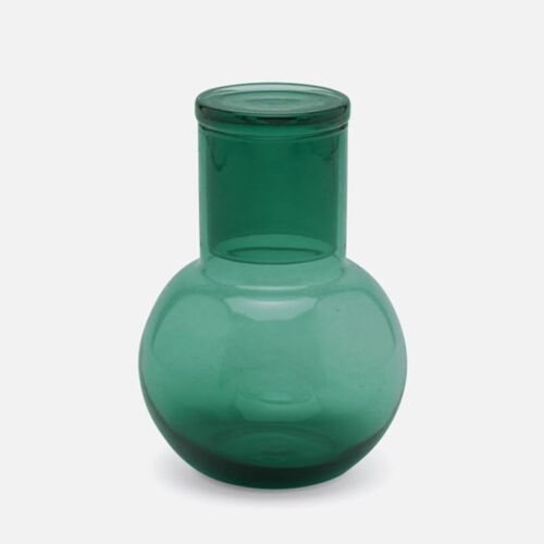 Pigeon & Poodle Glass Lausanne Carafe Smokey Green