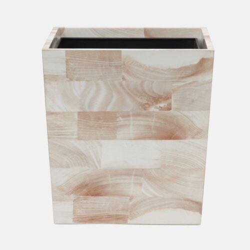  Pigeon & Poodle Palermo II Natural Wastebasket