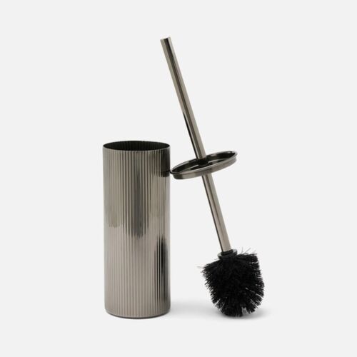 Pigeon & Poodle Redon Black Nickel Toilet Brush Holder
