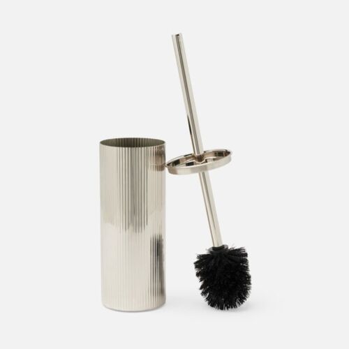 Pigeon & Poodle Redon Shiny Nickel Toilet Brush Holder