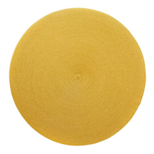 Deborah Rhodes Placemat Linen Braid Mustard