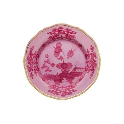 Ginori Oriente Italiano Porpora Gold Rim Dessert Plate