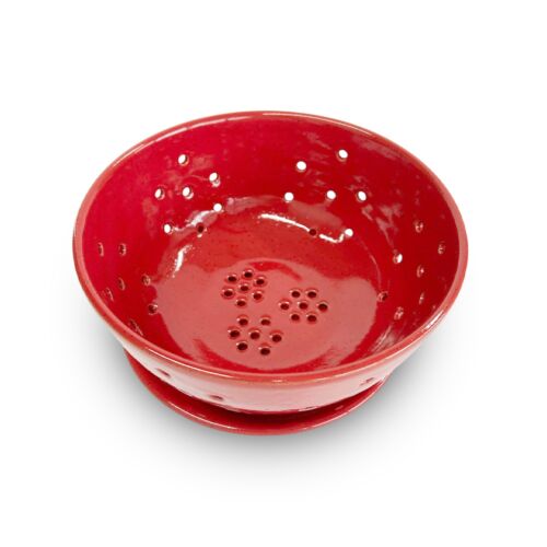 Rachael Pots Berry Bowl & Saucer Red Large