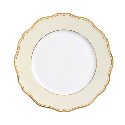 Raynaud Mazurka Gold & Ivory Dinner Plate